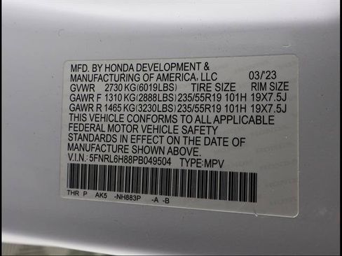 Used 2023 Honda Odyssey Touring image 13