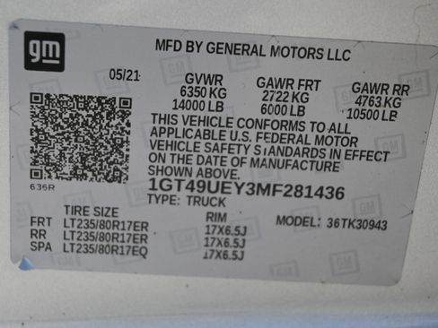 Used 2021 GMC Sierra 3500 SLT w/ SLT Convenience Package image 38