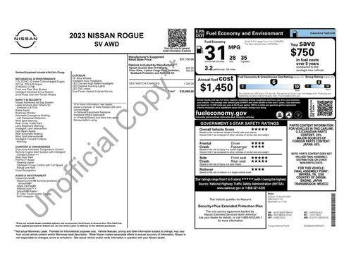 Used 2023 Nissan Rogue SV image 31
