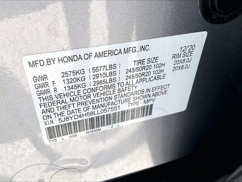 Used 2020 Acura MDX w/ Technology Package AWD/4WD image 35