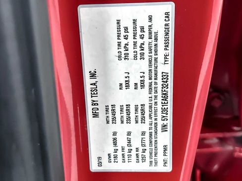 Used 2019 Tesla Model 3 Long Range image 28