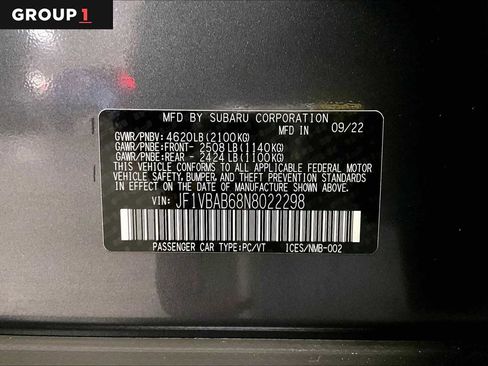 Certified 2022 Subaru WRX image 33