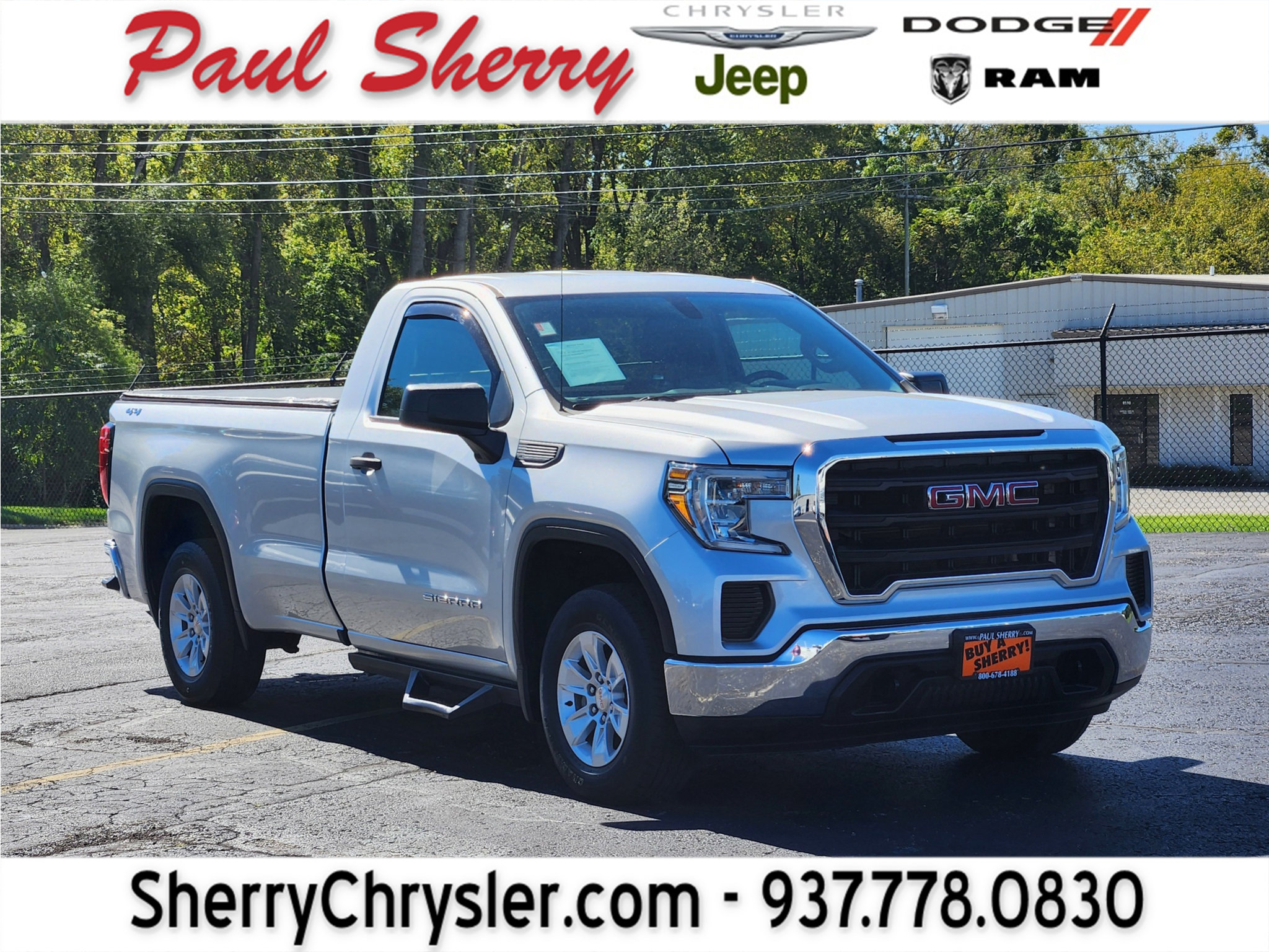 Used 2020 GMC Sierra 1500 4x4 Regular Cab w/ Sierra Value Package image 1