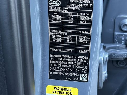 Used 2021 Land Rover Range Rover Evoque S image 46