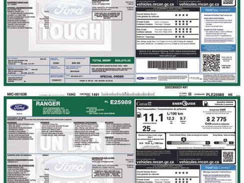 Used 2023 Ford Ranger XLT w/ Trailer Tow Package AWD/4WD image 35