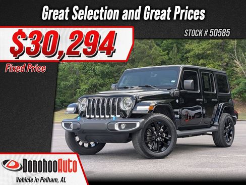Used 2023 Jeep Wrangler Unlimited Sahara w/ Cold Weather Group AWD/4WD image 1