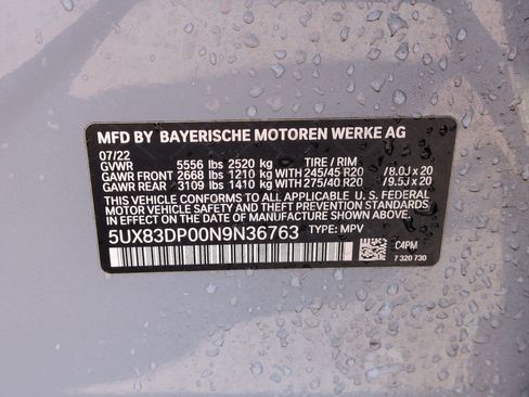 Certified 2022 BMW X3 M40i AWD/4WD image 32