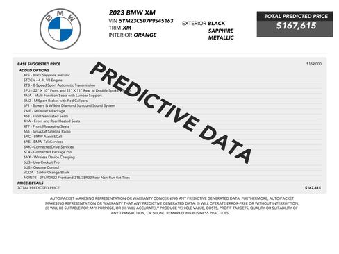 Used 2023 BMW XM w/ M Driver's Package AWD/4WD image 85