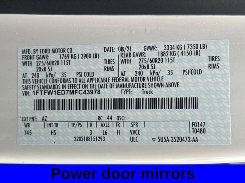 Used 2021 Ford F150 Lariat w/ Equipment Group 502A High image 16