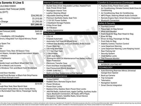 Used 2022 Kia Sorento S image 3