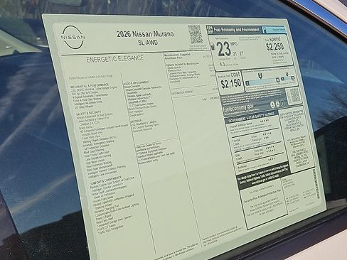 New 2026 Nissan Murano SL image 20