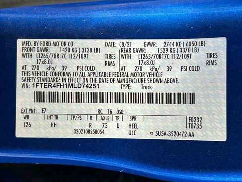 Used 2021 Ford Ranger Lariat w/ Tremor Off-Road Package image 40