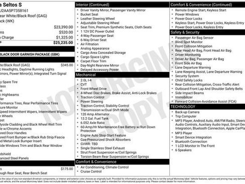 Used 2023 Kia Seltos S FWD image 2