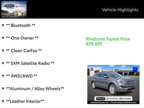 Used 2024 Ford Edge SEL AWD/4WD image 7