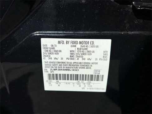 Used 2021 Lincoln Nautilus Reserve w/ Cargo Utility Package image 20