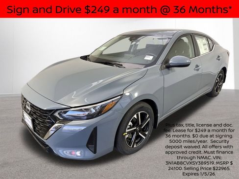 New 2025 Nissan Sentra SV image 24