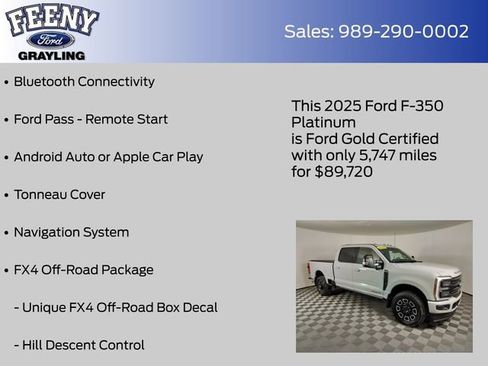 Certified 2025 Ford F350 Platinum image 9