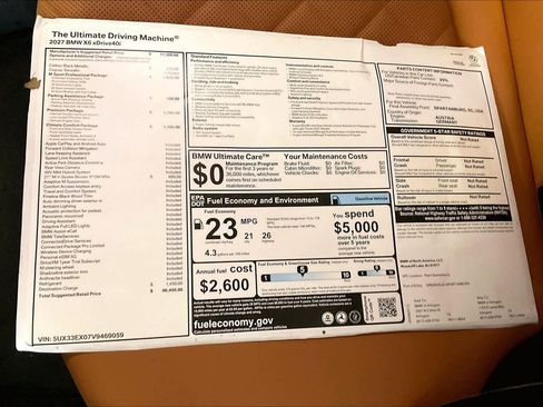New 2027 BMW X6 xDrive40i w/ Climate Comfort Package AWD/4WD image 19