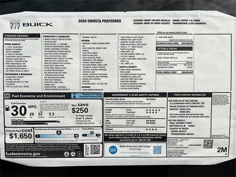 New 2026 Buick Envista Preferred image 21