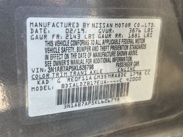 Used 2019 Nissan Sentra SV FWD image 33