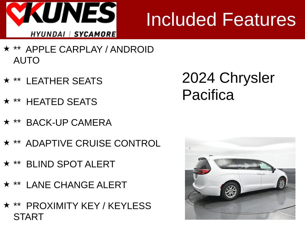 Used 2024 Chrysler Pacifica Touring-L FWD image 2