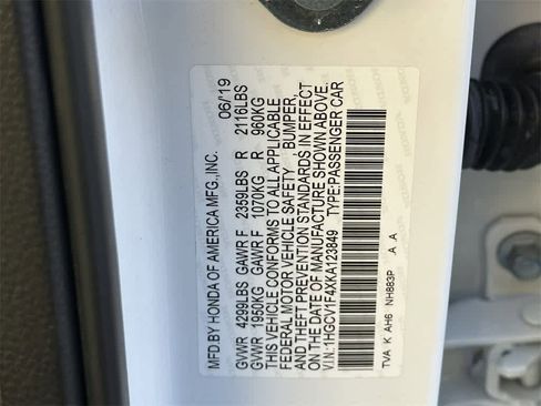 Used 2019 Honda Accord EX image 21