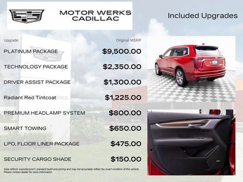 Used 2025 Cadillac XT6 Premium Luxury w/ Platinum Package AWD/4WD image 8