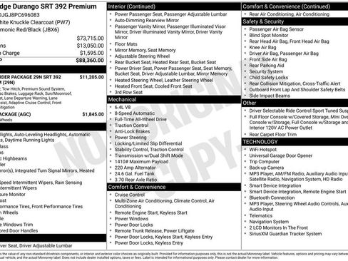 Used 2023 Dodge Durango SRT AWD/4WD image 5