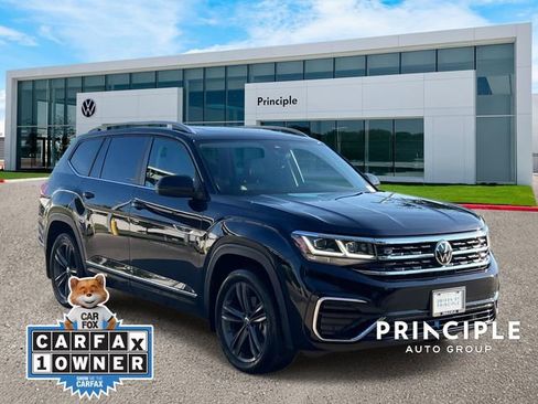 Used 2022 Volkswagen Atlas SEL R-Line AWD/4WD image 3