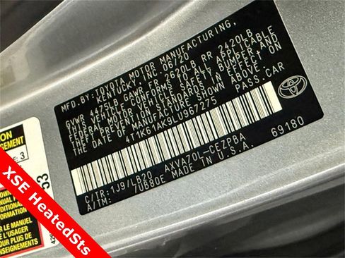 Used 2020 Toyota Camry XSE image 30