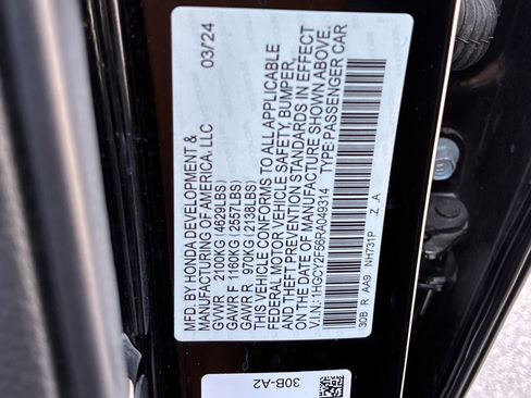 Certified 2024 Honda Accord Sport image 39