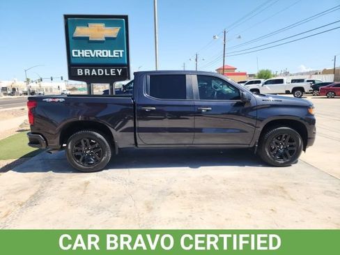 Certified 2023 Chevrolet Silverado 1500 Custom w/ LPO, Dark Essentials Package AWD/4WD image 3