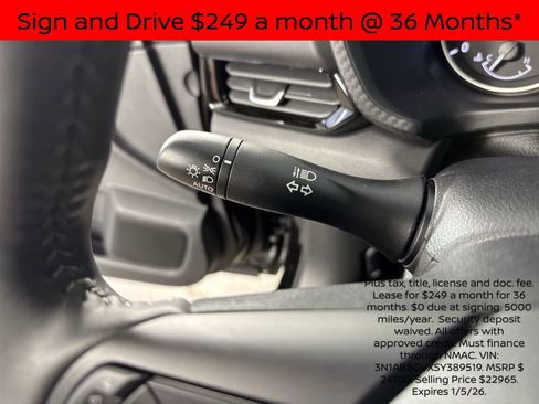 New 2025 Nissan Sentra SV w/ All-Weather Package image 16