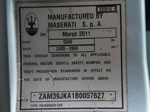 Used 2011 Maserati Quattroporte S RWD image 19