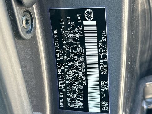 Certified 2024 Lexus ES 300h w/ Premium Package FWD image 30