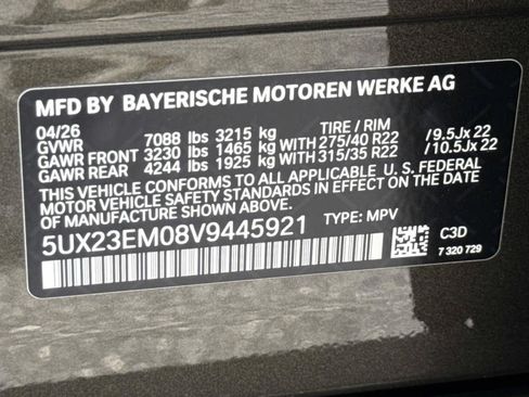 New 2027 BMW X7 xDrive40i w/ Executive Package AWD/4WD image 31