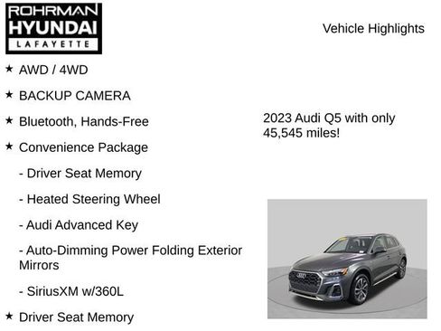 Used 2023 Audi Q5 2.0T Premium w/ Convenience Package AWD/4WD image 8