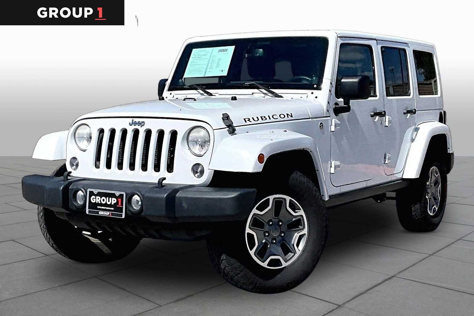Used 2014 Jeep Wrangler Unlimited Rubicon w/ Connectivity Group AWD/4WD image 1