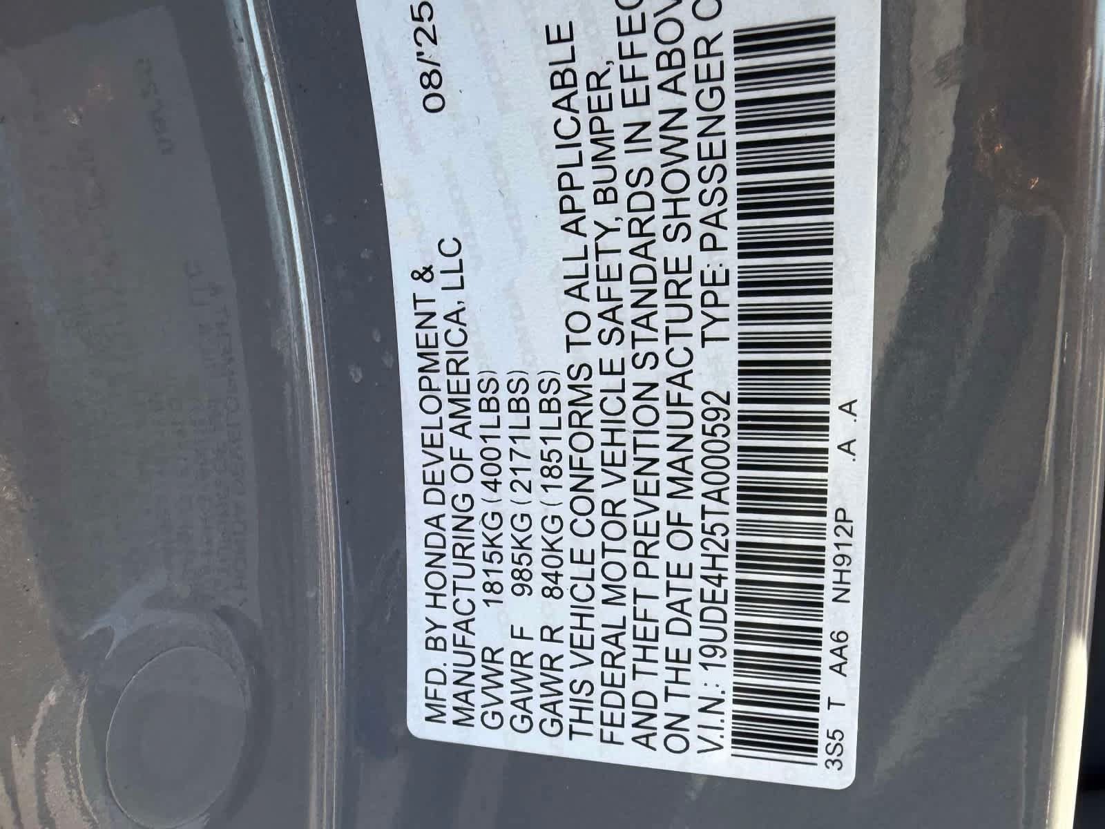 Certified 2026 Acura Integra FWD image 18