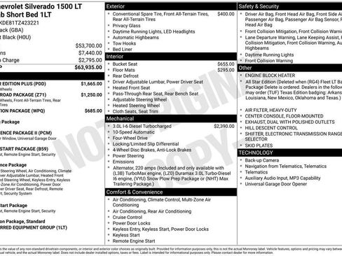New 2026 Chevrolet Silverado 1500 LT w/ All Star Edition Plus AWD/4WD image 11