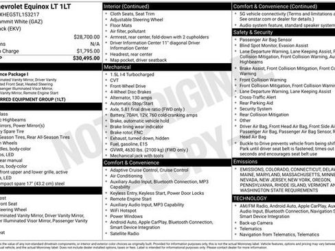 New 2026 Chevrolet Equinox LT image 13