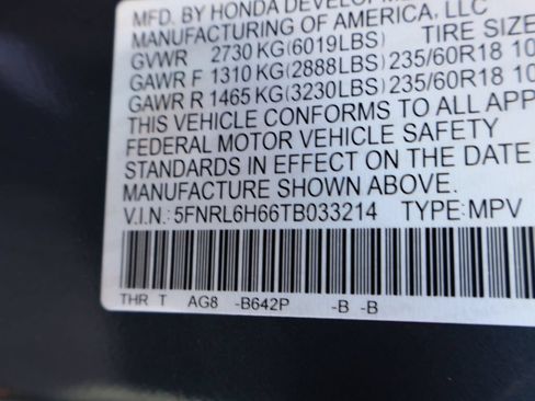 Certified 2026 Honda Odyssey EX-L image 35