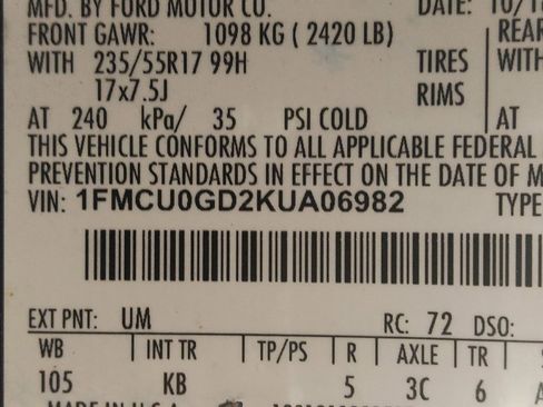 Used 2019 Ford Escape SE image 33