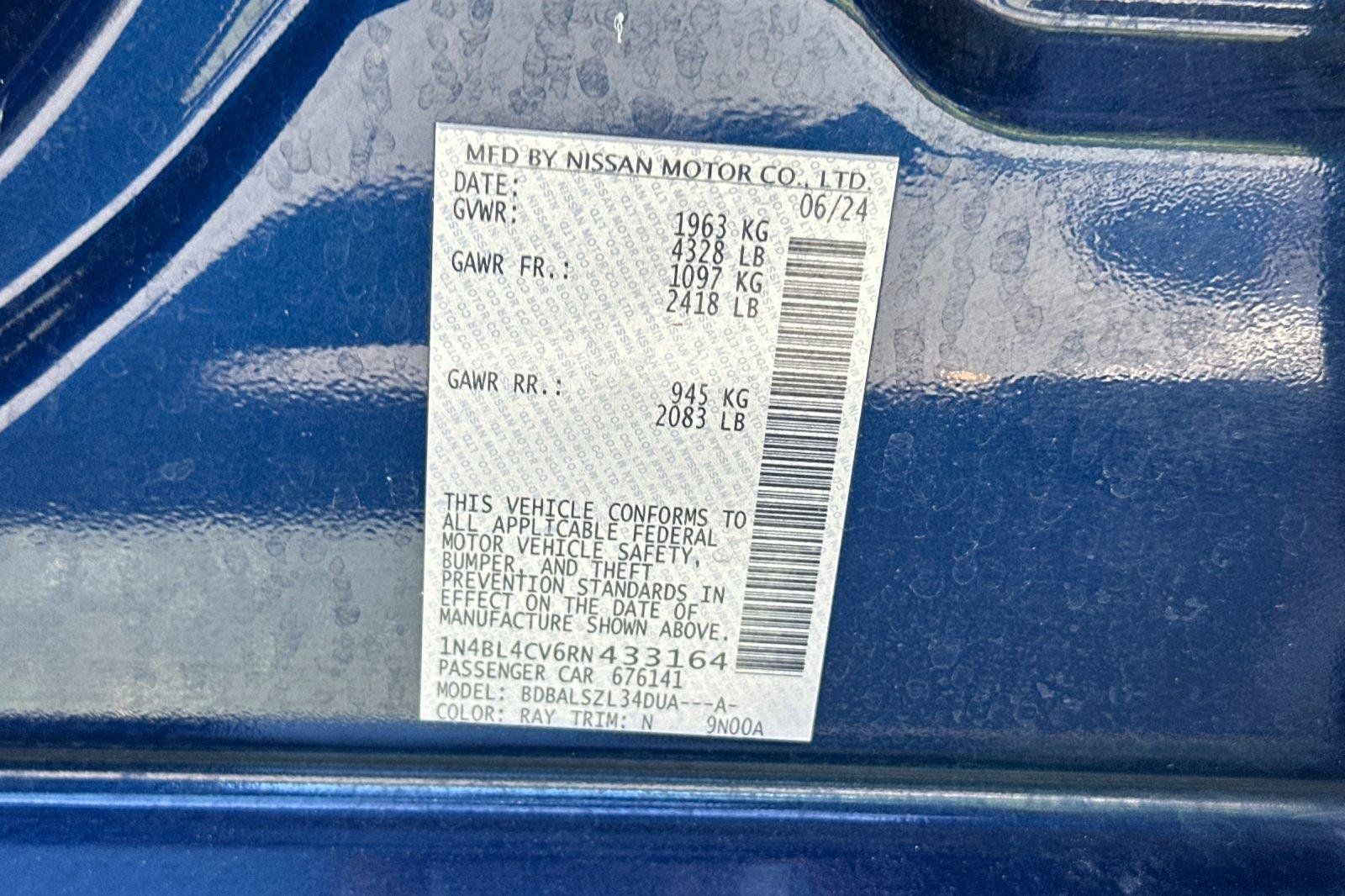 Certified 2024 Nissan Altima 2.5 SR FWD image 27