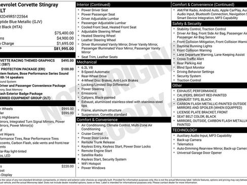 Used 2024 Chevrolet Corvette Stingray Preferred Cpe RWD image 29