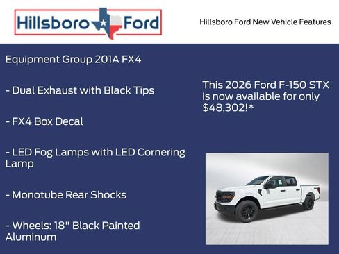 New 2026 Ford F150 STX w/ Equipment Group 201A FX4 AWD/4WD image 10