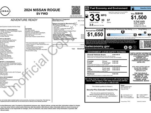 Used 2024 Nissan Rogue SV w/ SV Premium Package image 50