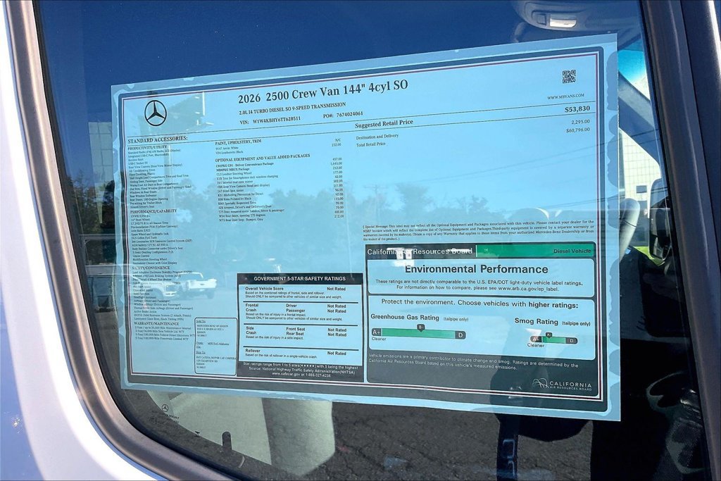 New 2026 Mercedes-Benz Sprinter 2500 image 12