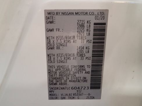 Used 2020 Nissan Pathfinder S image 33