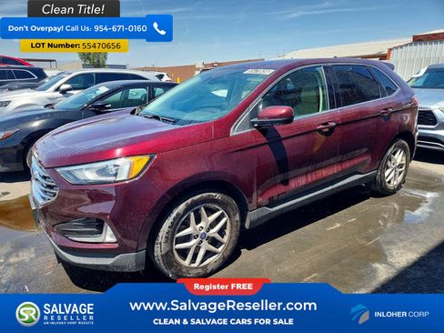 Used 2021 Ford Edge SEL AWD/4WD image 1